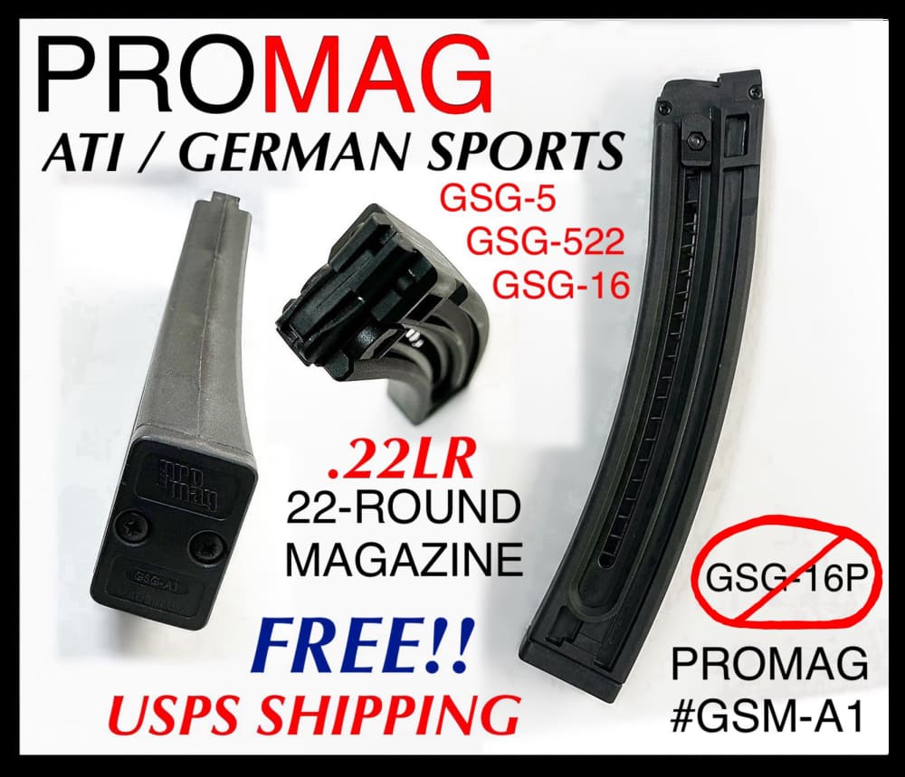 ProMag - ATI / GSG GSG-5 -522 -16 .22LR 22-Round Magazine #GSM-A1-img-1