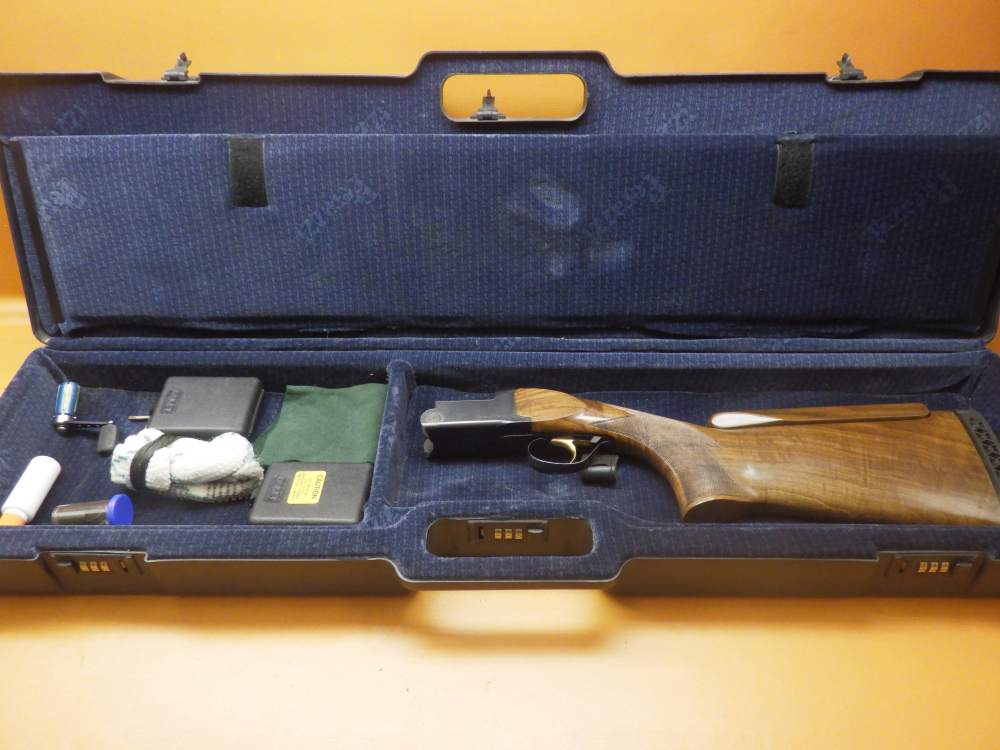 Perazzi MX-14 Trap Combo 12Ga 31.5" O/U Bbl 33.5" Unsingle Bbl Factory Case-img-1