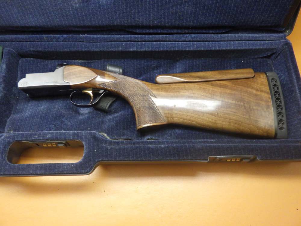 Perazzi MX-14 Trap Combo 12Ga 31.5" O/U Bbl 33.5" Unsingle Bbl Factory Case-img-2