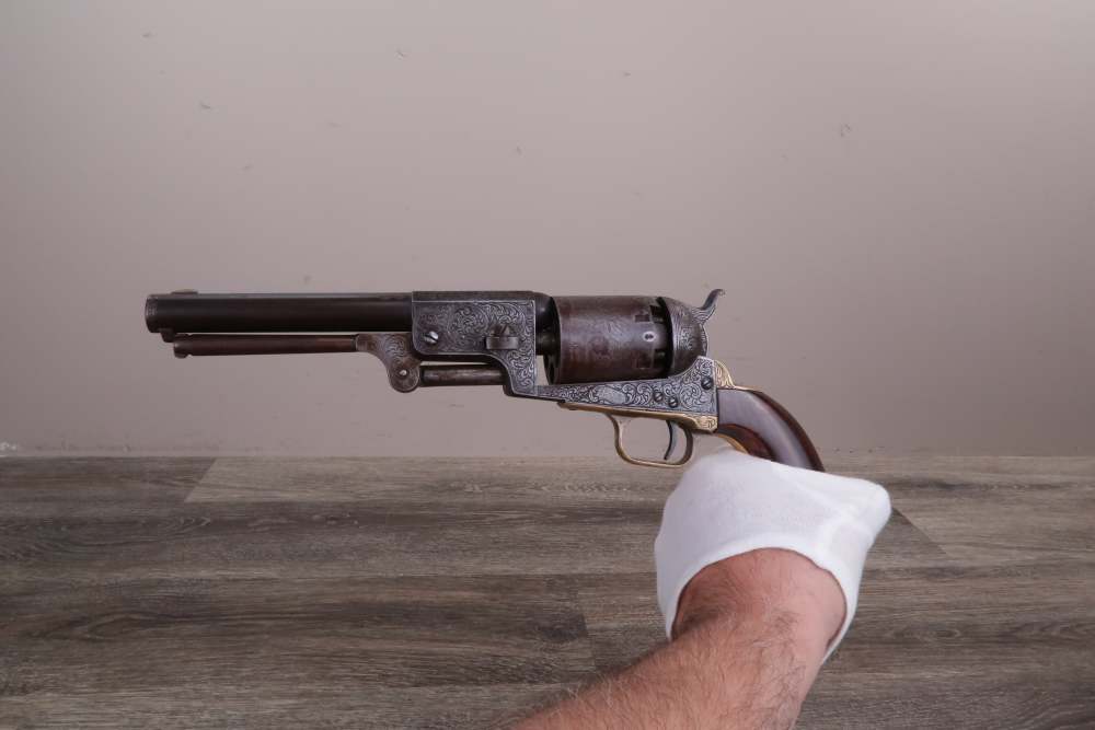 Colt 3rd Model Dragoon Presentation Revolver .44 Cal 1853 w/Case-img-25