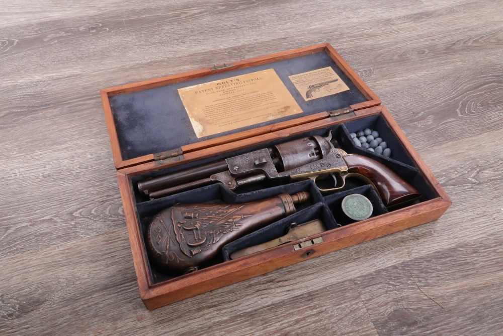 Colt 3rd Model Dragoon Presentation Revolver .44 Cal 1853 w/Case-img-0