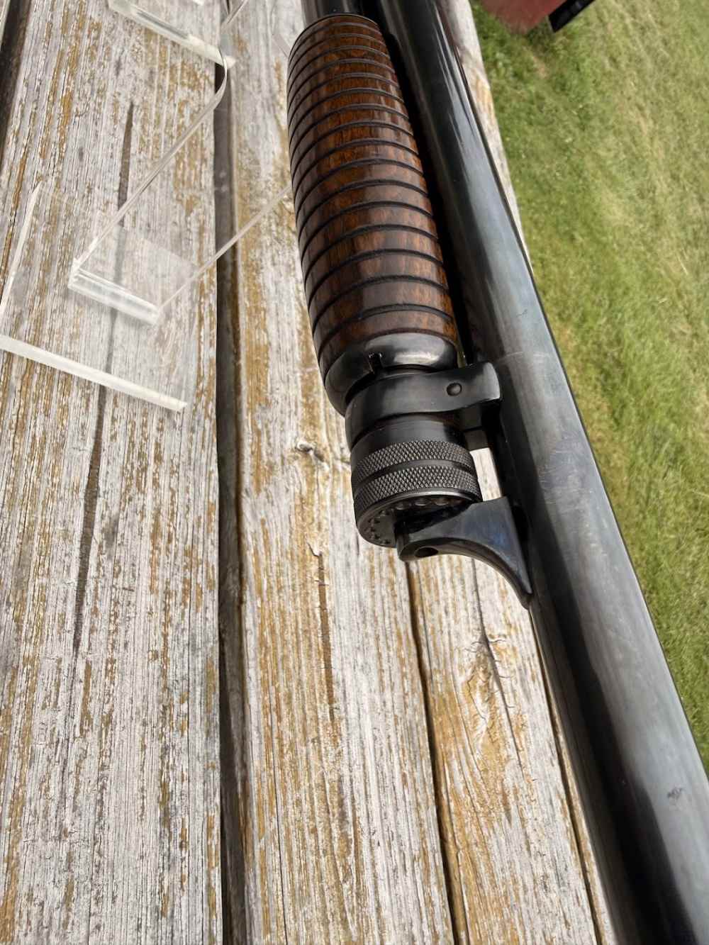 MFG 1955 ITHICA MODEL 37 FEATHERWEIGHT 12GA  PUMP ACTION SHOTGUN 28"-img-13