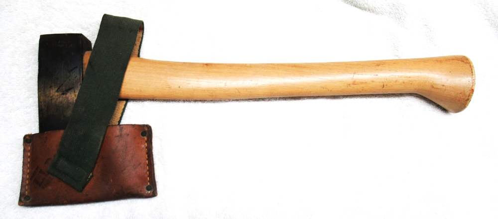 L. L. Bean Hatchet with Original holster, 16 1/2 Inches By 6 1/2 Inches-img-0