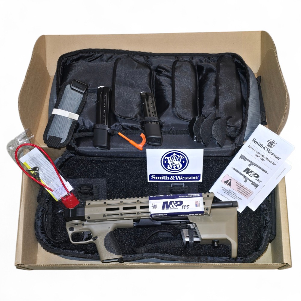NEW Smith & Wesson M&P FPC FDE 9mm 18.6" 23 rd 022188899658-img-0