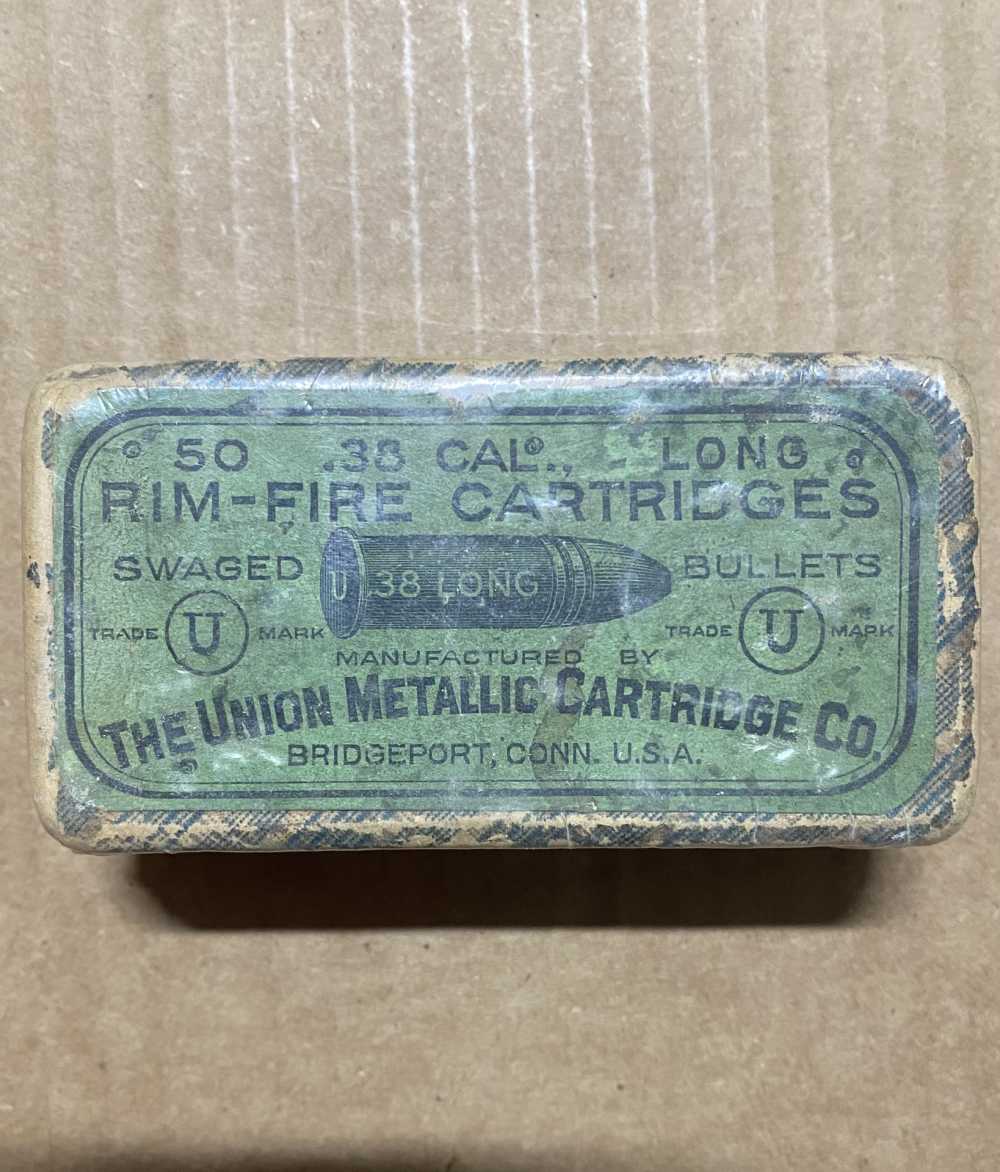 Union Metallic Cartridge Co. 38 Long Rimfire- 50rds-img-0