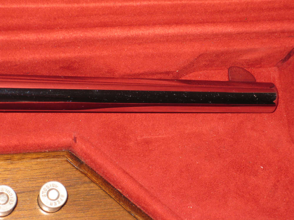Custom cased Colt Buntline nickel/Mother of pearl grips .45Colt !-img-11