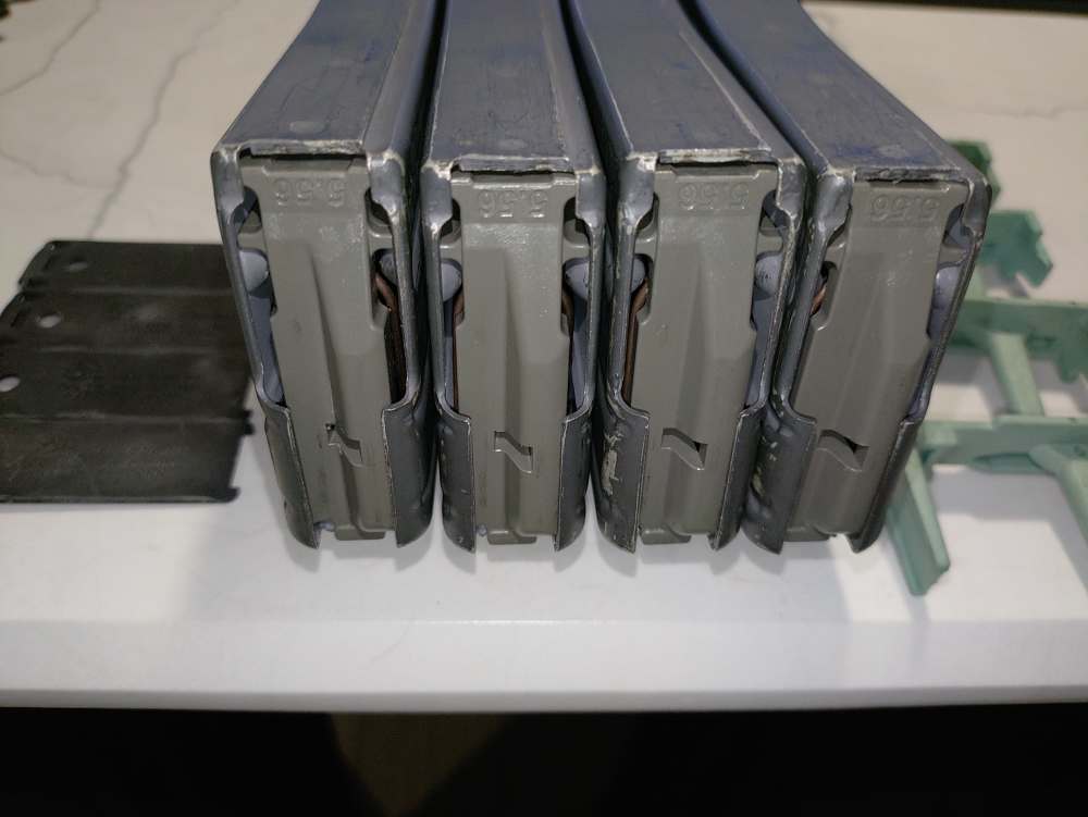 COLT AR15 223 REM/556 NATO 30RD MAG Anti-tilt/Ranger Baseplate GRY 4PK-img-1