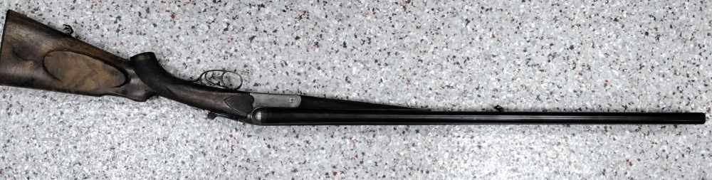 Herold E. Schutzmarke 12ga SxS - Exquisite Scroll Engraving, German Proofs-img-1