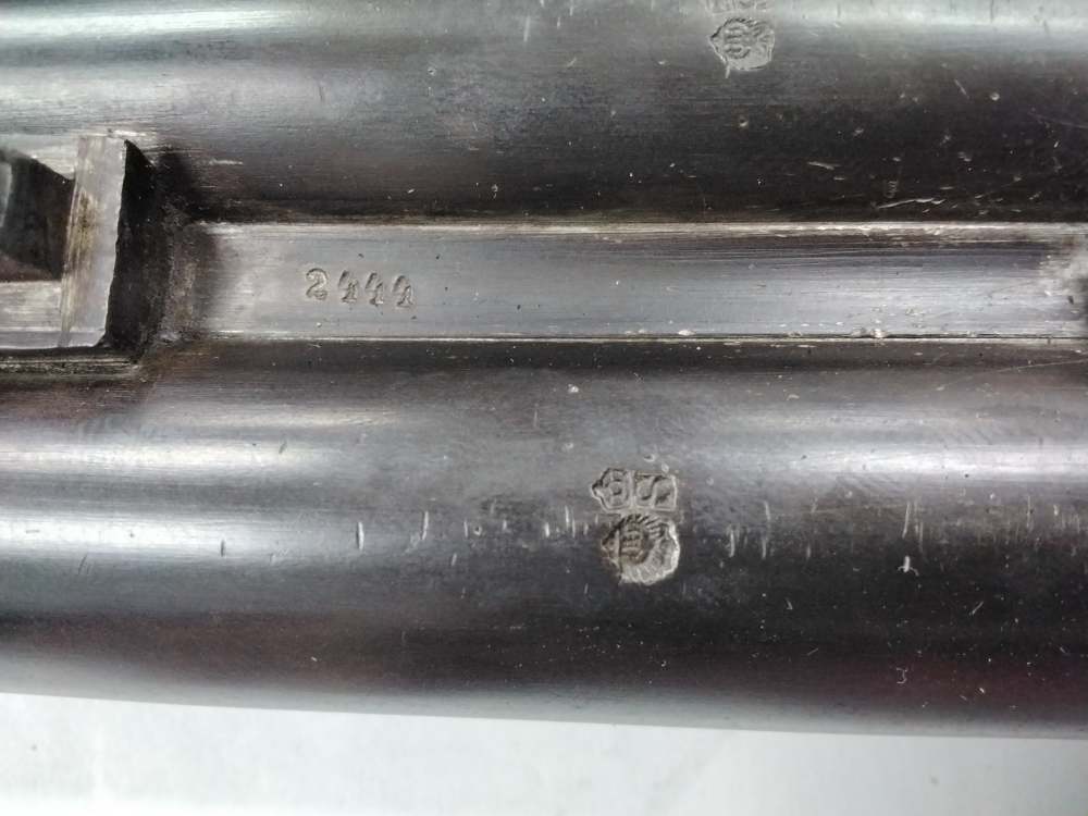 Herold E. Schutzmarke 12ga SxS - Exquisite Scroll Engraving, German Proofs-img-42