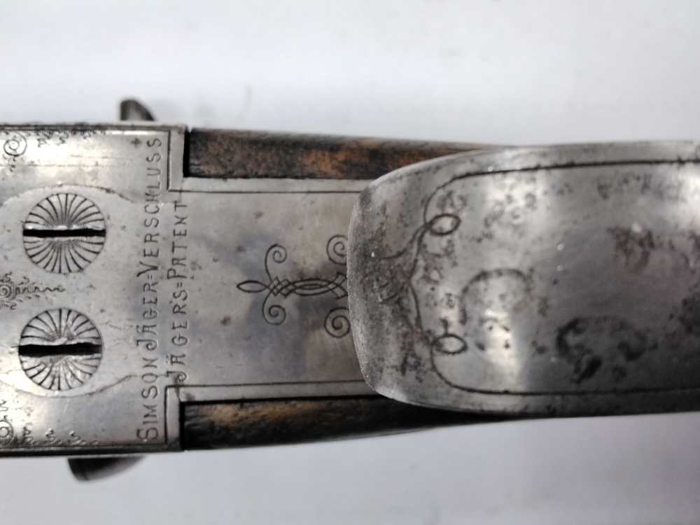 Herold E. Schutzmarke 12ga SxS - Exquisite Scroll Engraving, German Proofs-img-26