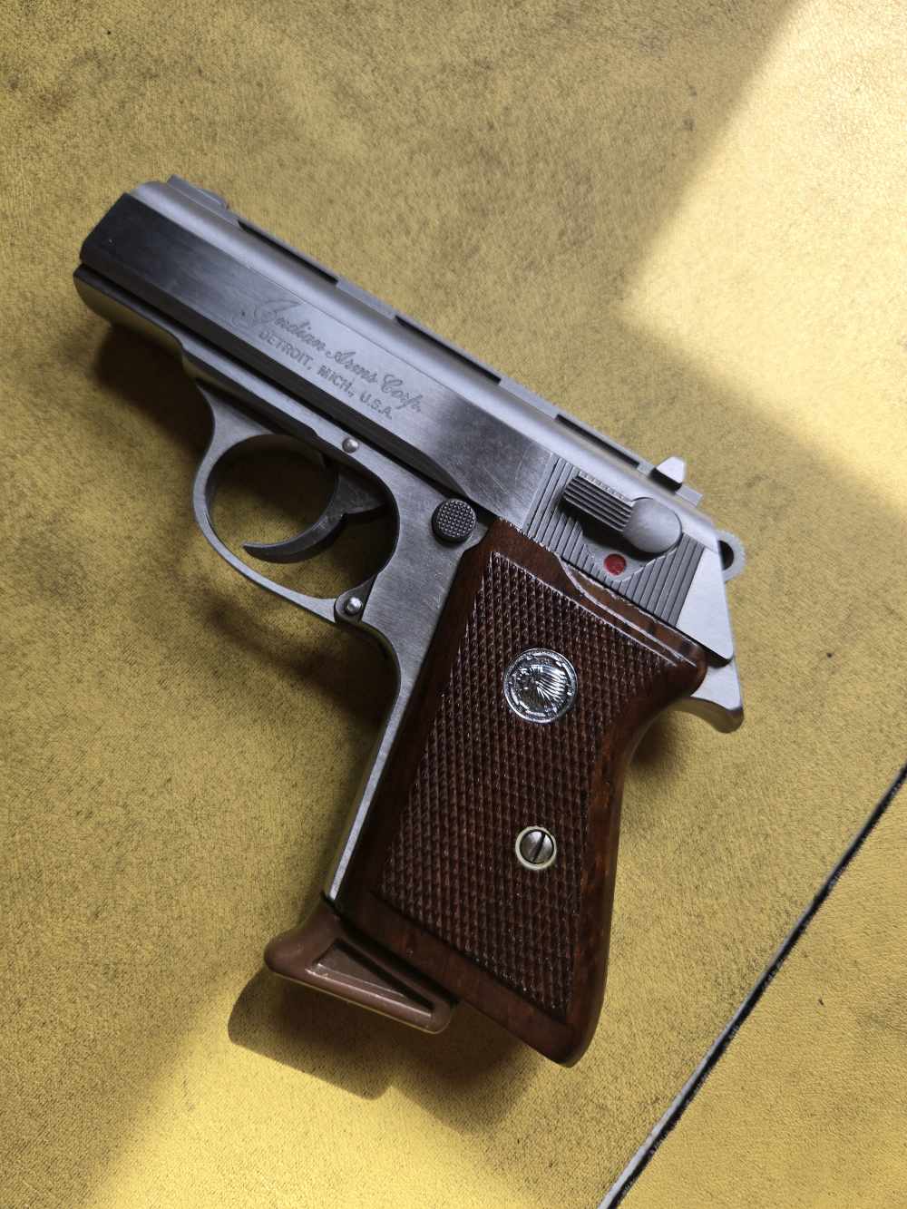 Indian Arms 380acp semi auto Detroit MI Stainless-img-0