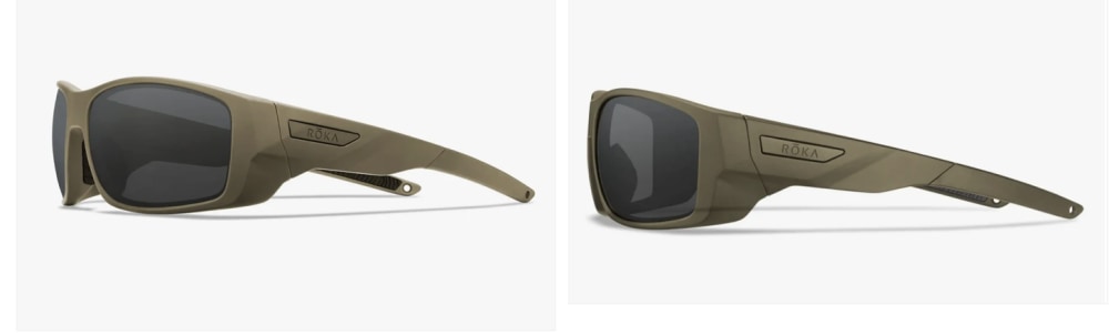 ROKA AT-1 Protective Eyewear FDE Dark Carbon ANSI Z87+ Tactical Sunglasses-img-1