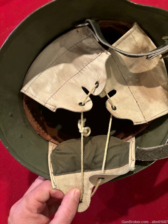 WWII Hungarian M38/ taken from German M35 combat helmet-img-4