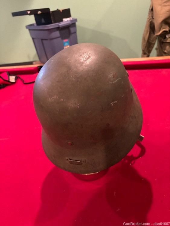 WWII Hungarian M38/ taken from German M35 combat helmet-img-2