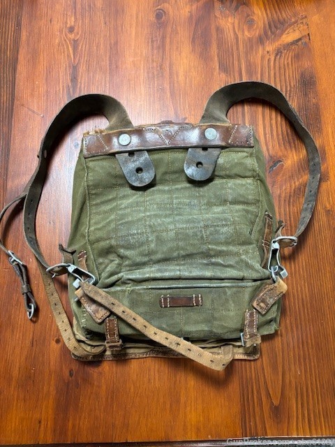 WWII German Tournister Fur backpack 1936 mkr mkd dated-img-4