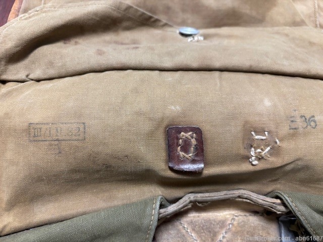 WWII German Tournister Fur backpack 1936 mkr mkd dated-img-2