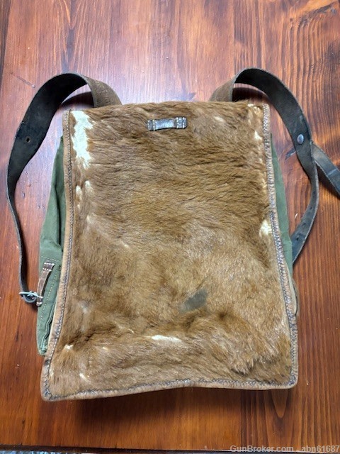 WWII German Tournister Fur backpack 1936 mkr mkd dated-img-0
