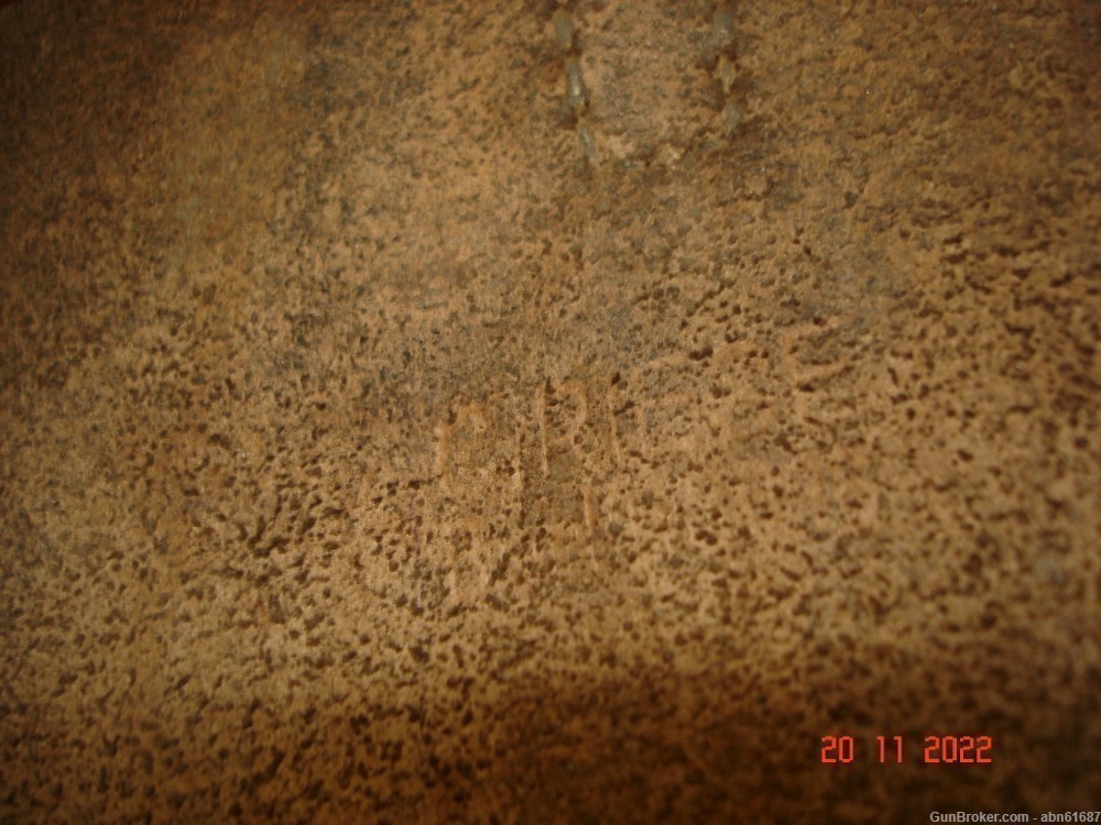 WWII German Officer M35 field map cs. pebble grain leather w/rare map cover-img-4