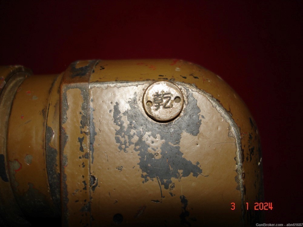 WWII Japanese type 93 trench periscope, artillery binoculars 8x62-img-8