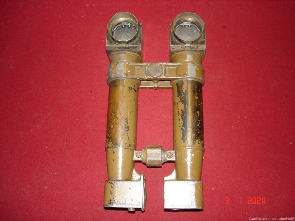 WWII Japanese type 93 trench periscope, artillery binoculars 8x62-img-0
