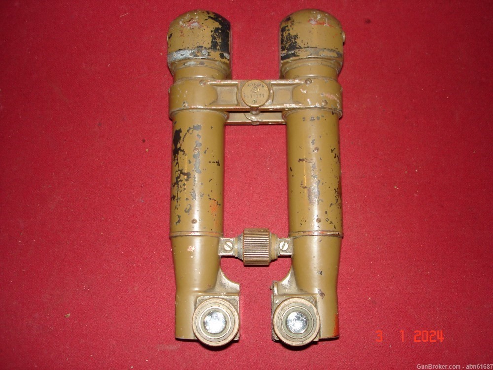 WWII Japanese type 93 trench periscope, artillery binoculars 8x62-img-1