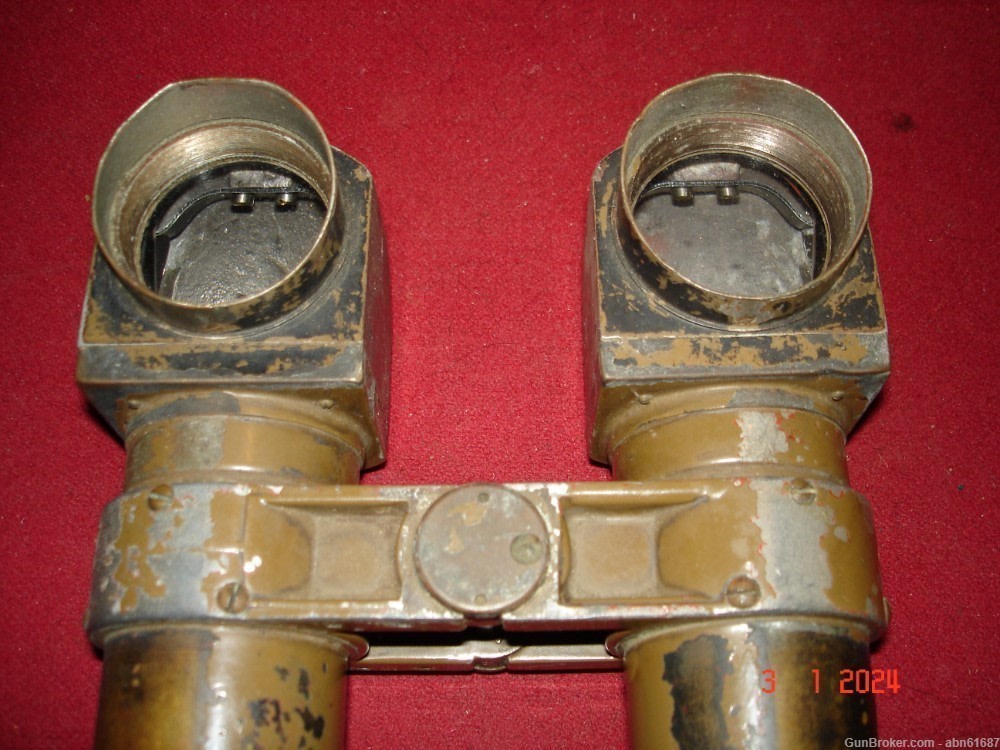 WWII Japanese type 93 trench periscope, artillery binoculars 8x62-img-5