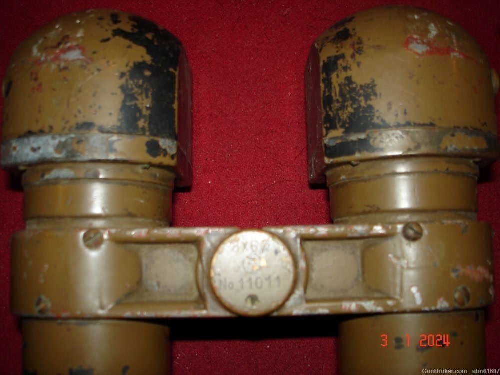 WWII Japanese type 93 trench periscope, artillery binoculars 8x62-img-3