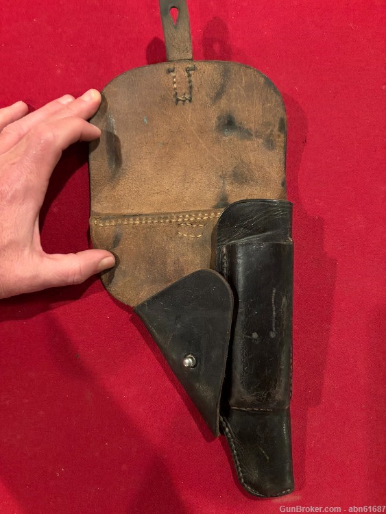 WWII German P38 P 38 leather holster bml/44 WaA marked-img-1