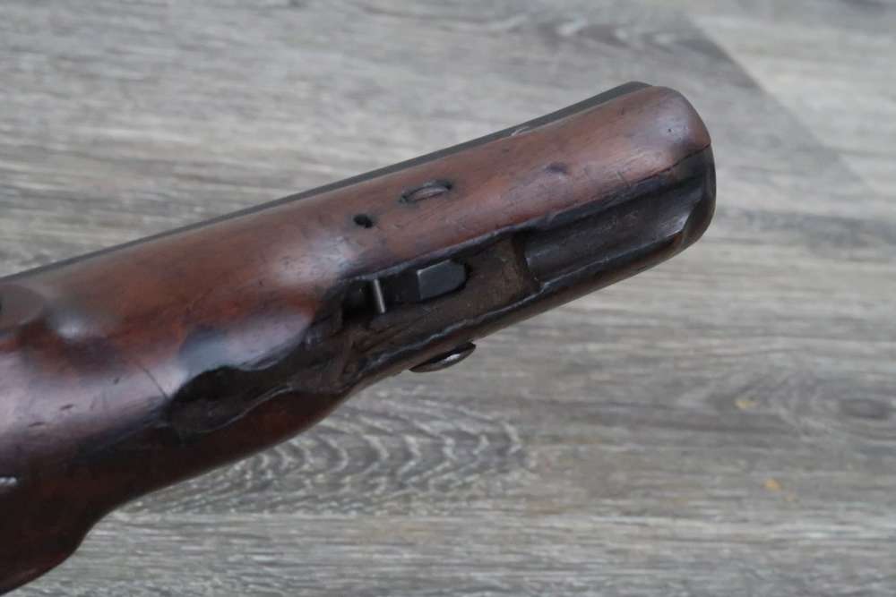 Antique Belgian Flintlock Pistol Approx. .65 Cal 6-3/4" Octagon Hanquet?-img-17