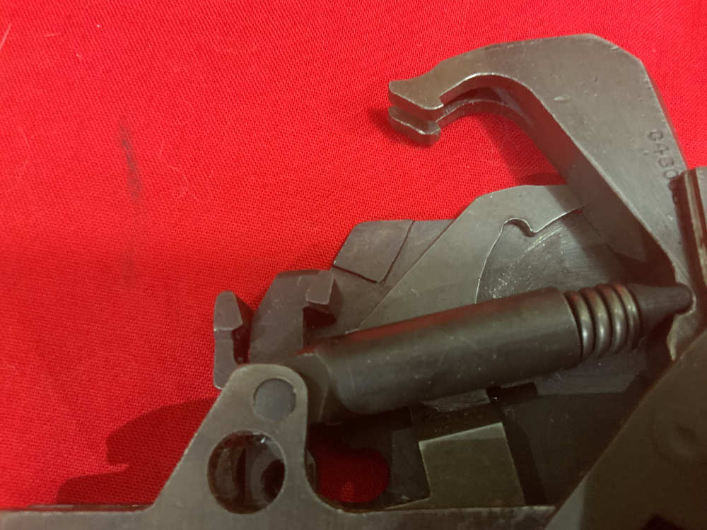 Original USGI Winchester Large Pad Complete M1 Garand Trigger Group-img-3
