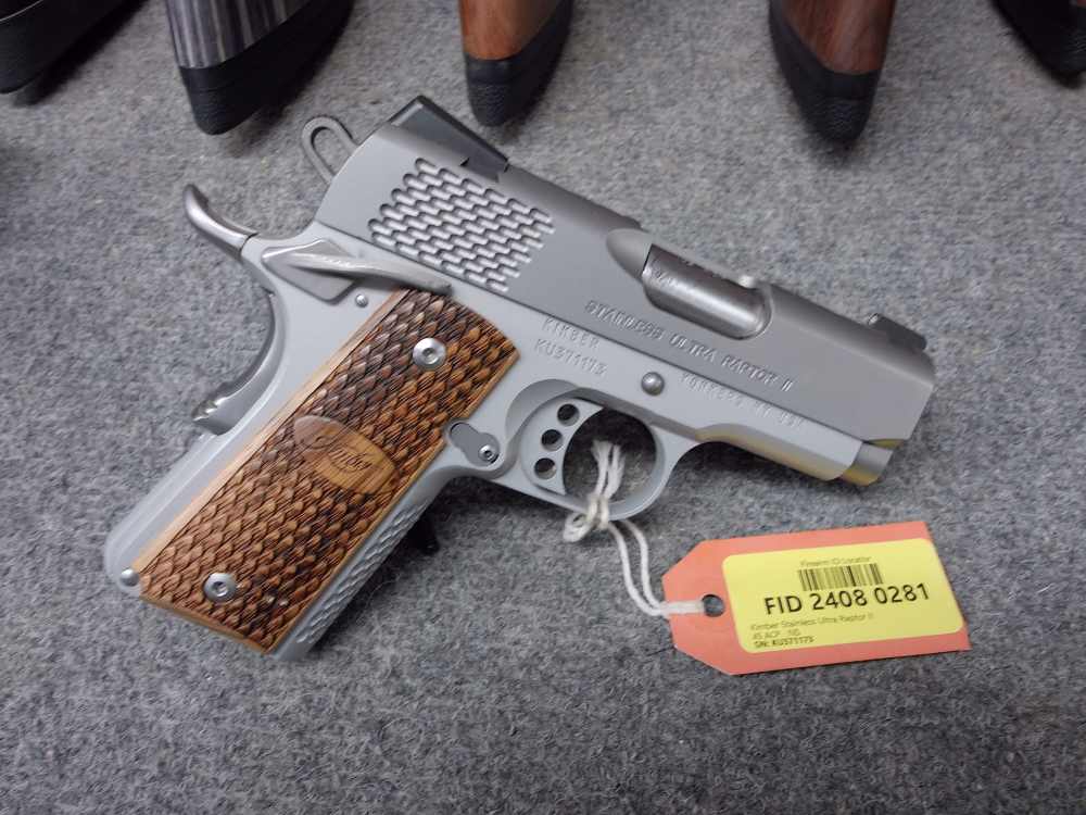 USED Kimber Stainless Raptor UC .45 ACP KU371173-img-0