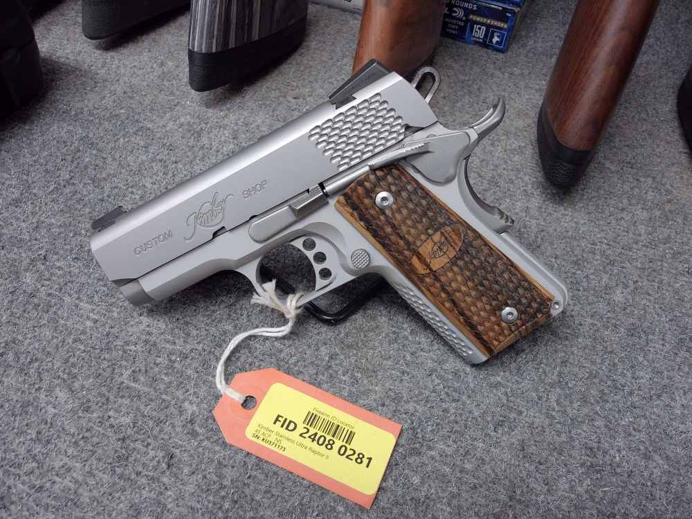 USED Kimber Stainless Raptor UC .45 ACP KU371173-img-2