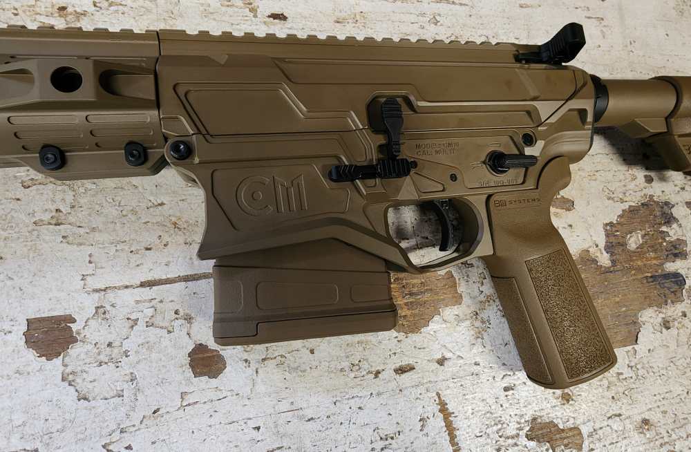 CM10 338 Federal 18" AR10 Rifle FDE Metallic and Coyote-img-7