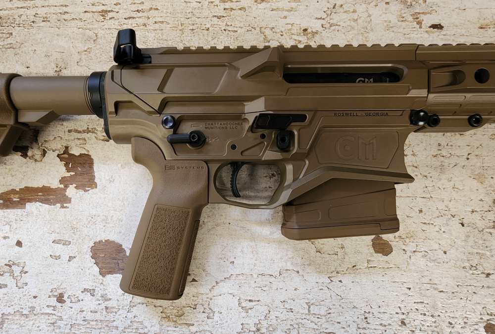 CM10 338 Federal 18" AR10 Rifle FDE Metallic and Coyote-img-2