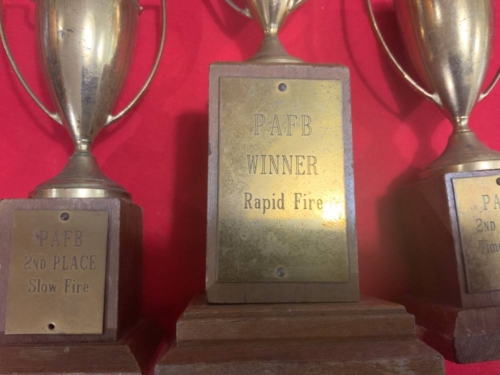 3 Vietnam War Shooting Trophies earned at Patrick Air Force Base-img-2