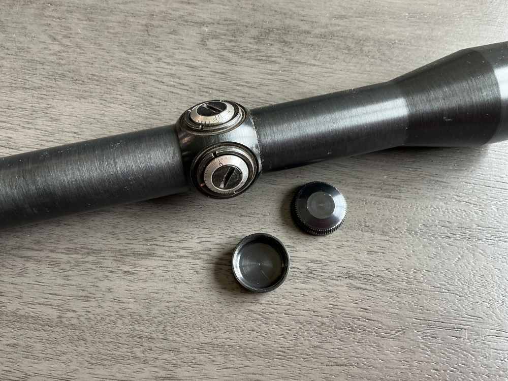 Redfield Bear Cub Aluminum Tube 4X Scope w/ fine cross hair reticle-img-2