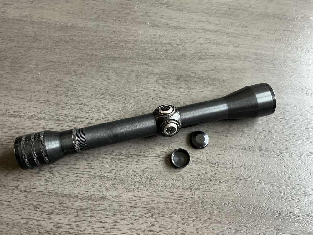 Redfield Bear Cub Aluminum Tube 4X Scope w/ fine cross hair reticle-img-3