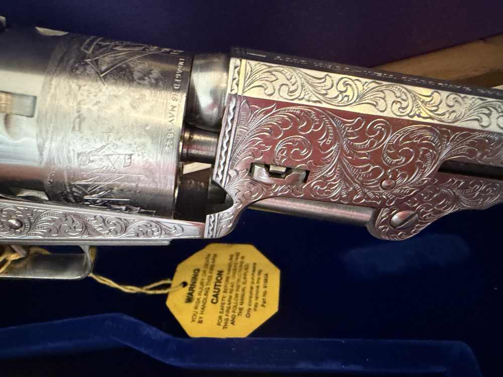 Colt 1851 Navy - 2nd Generation - Master Engraved by Andrew Bourbon -img-12