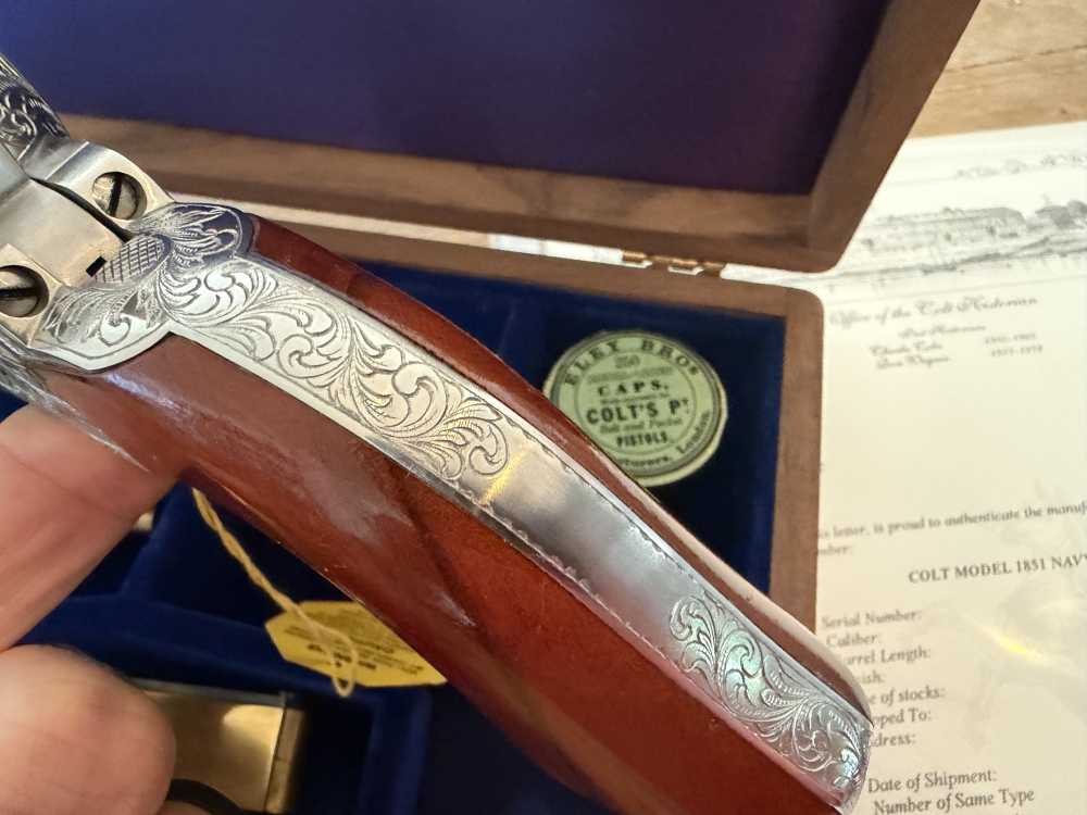 Colt 1851 Navy - 2nd Generation - Master Engraved by Andrew Bourbon -img-7