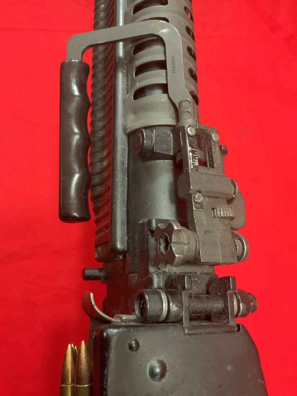 Orig Retro Vietnam M60 Display Machine-gun made with all REAL Parts-img-3