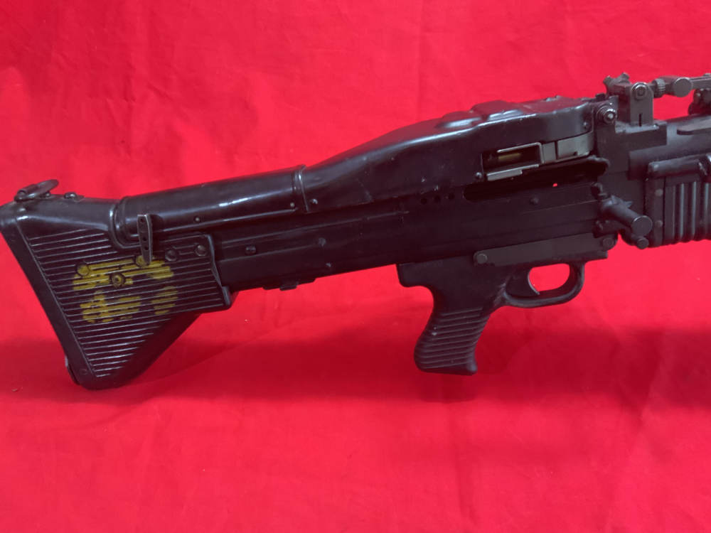 Orig Retro Vietnam M60 Display Machine-gun made with all REAL Parts-img-9