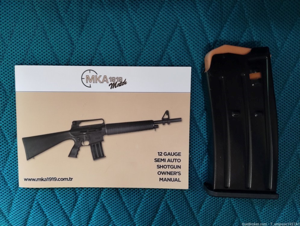 MKA 1919 Match, 12 Ga. Mag & Manual -img-0