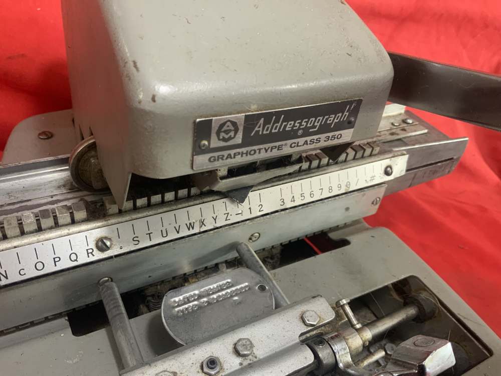 Original USGI Graphotype 350 Dog Tag Machine-img-4