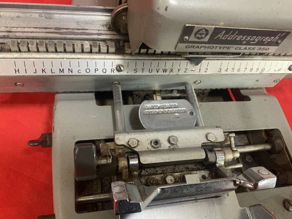Original USGI Graphotype 350 Dog Tag Machine-img-2