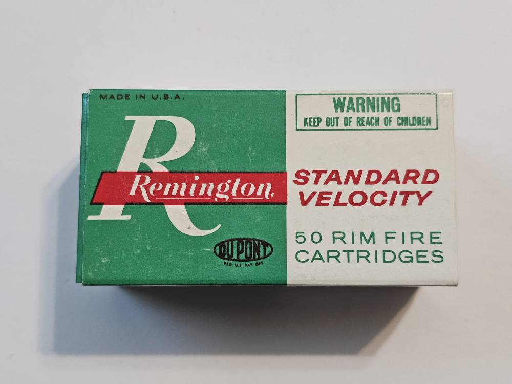 Vintage Remington Standard Velocity 22 Long Rifle -img-0