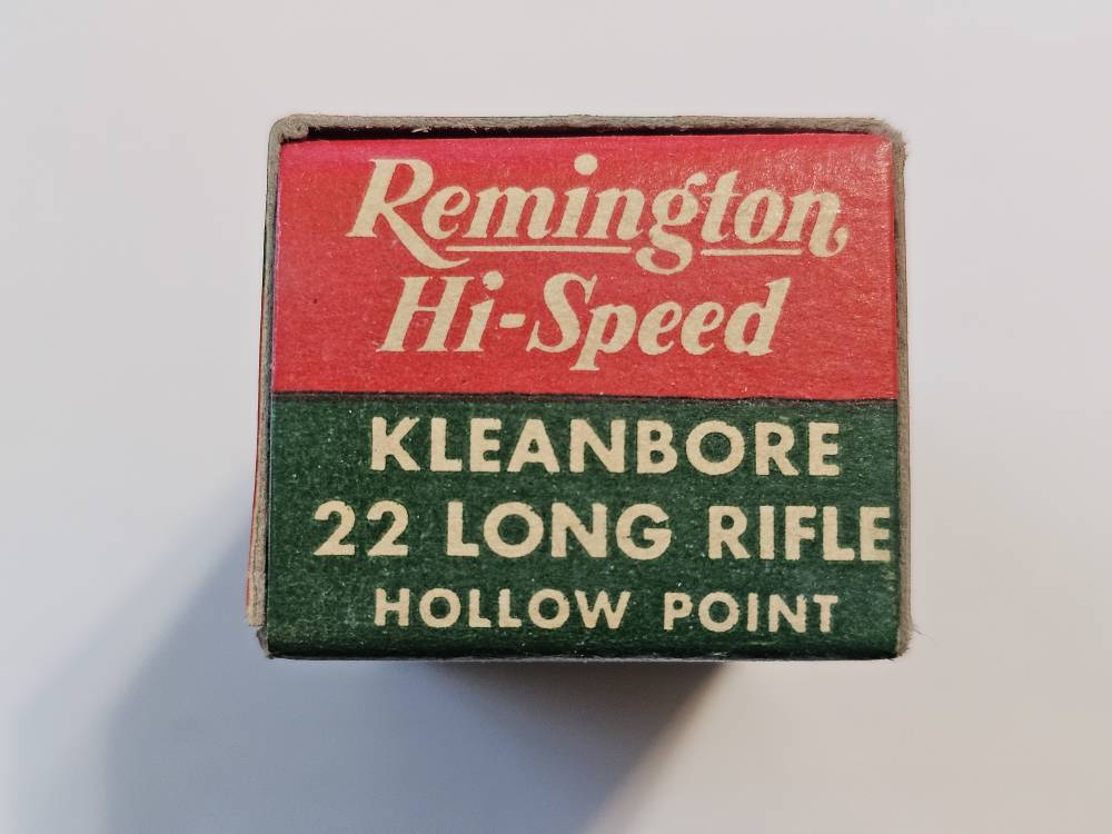 Vintage Remington Hi-Speed Kleanbore 22 Long Rifle Hollow Point -img-3