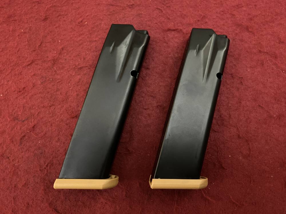 New Canik SFX Rival 9mm Grey, yellow accents, Optics Ready 18rd 5", 2 mags -img-31