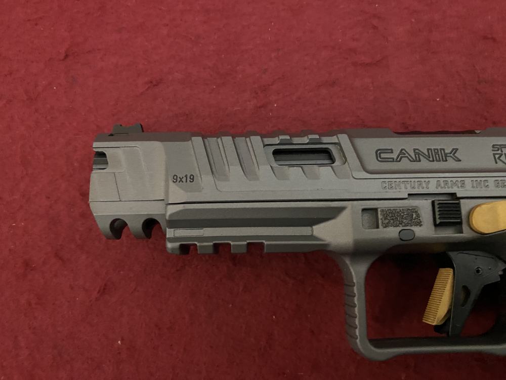 New Canik SFX Rival 9mm Grey, yellow accents, Optics Ready 18rd 5", 2 mags -img-18