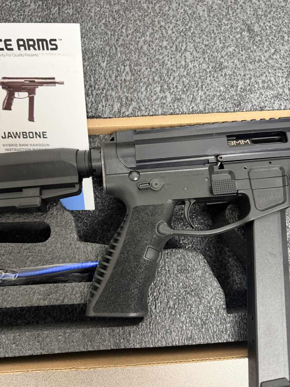 GFORCE Arms Jawbone, 9mm, 5", Black QPQ Threaded Barrel, Ambidextrous, 33RD-img-6