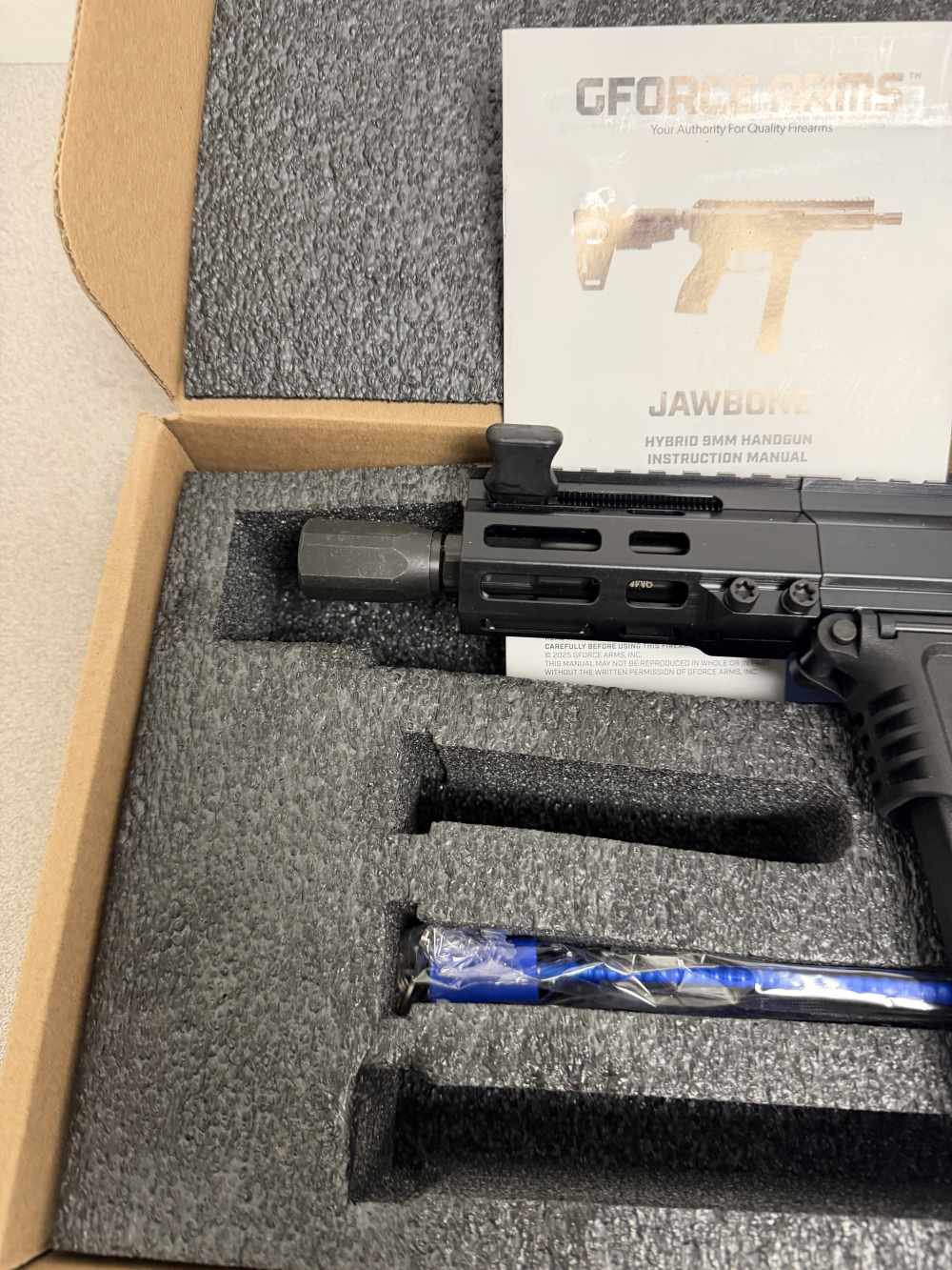 GFORCE Arms Jawbone, 9mm, 5", Black QPQ Threaded Barrel, Ambidextrous, 33RD-img-4